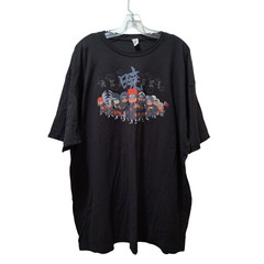 M&O Fine Naruto Shippuden Chibi Akatsuki Group T-Shirt Men’s XXL Black Anime Tee