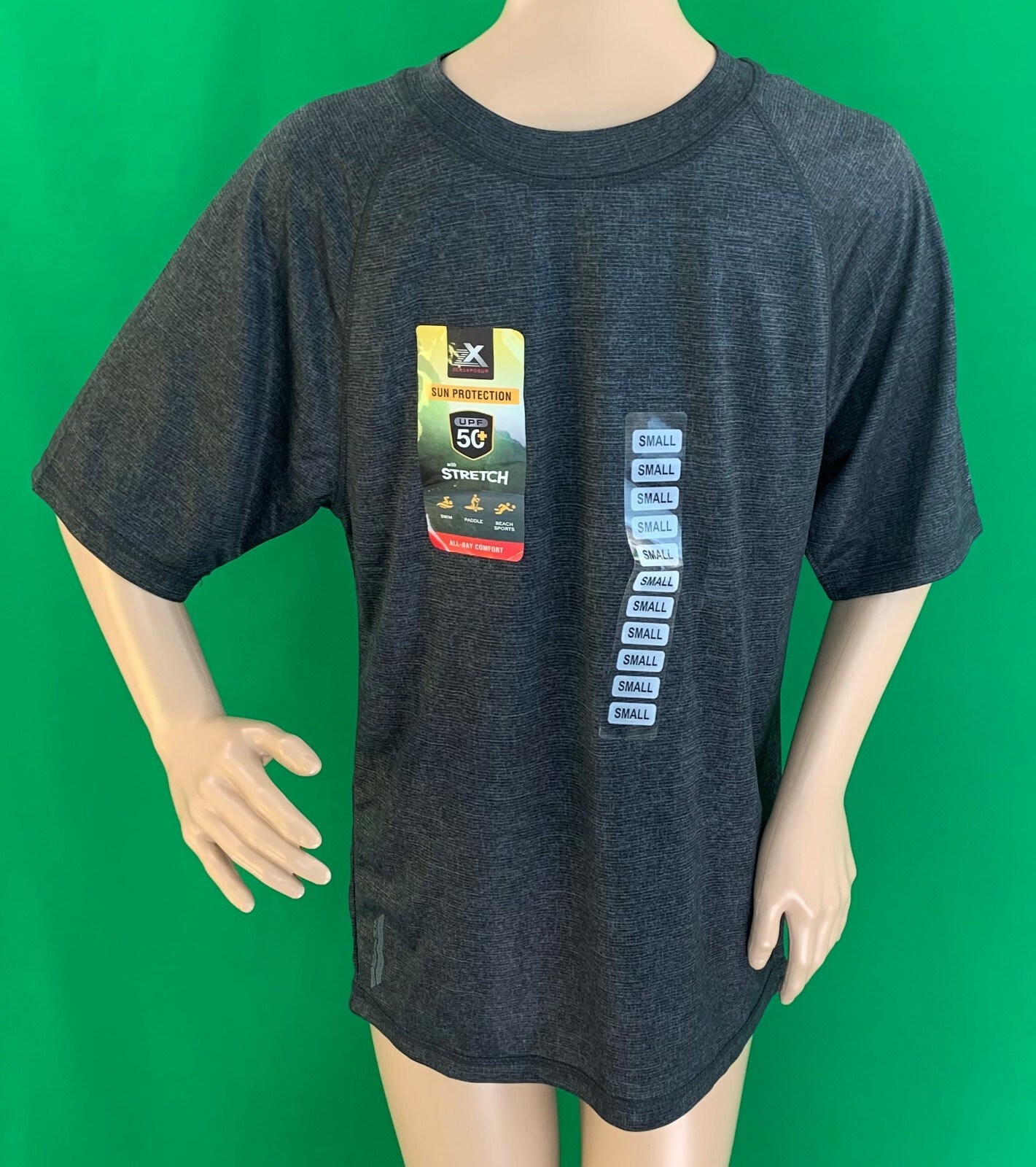 ZEROXPOSUR sun protection 50+UPF quick dry stretch all day comfort crew T-shirt gallery