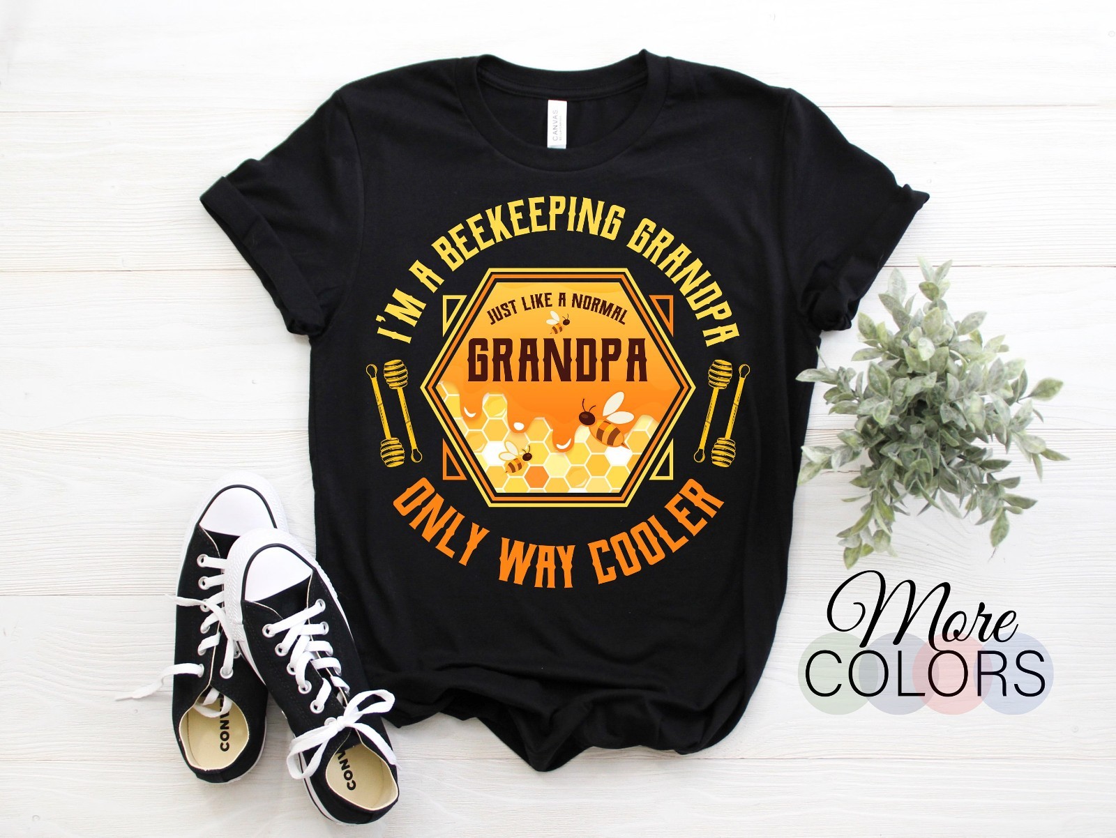 Beekeeping Grandpa T-shirt, Beekeeper Gift, Bee Shirt, Save the Bees Shirt