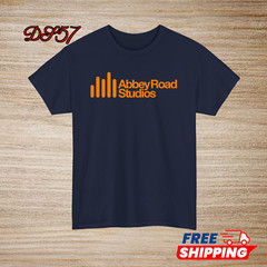 Abbey Road Studios Logo Black/Navy/White/Grey/Red/Light Blue Men’s T-Shirt S-5XL