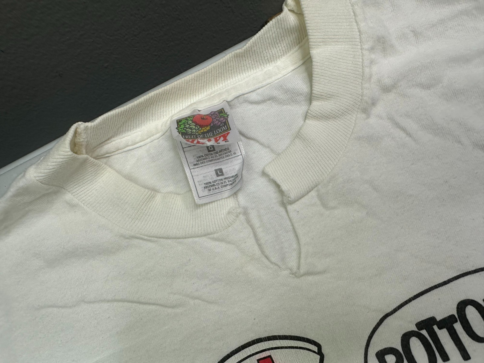 *FLAW* Vintage 1996 Betty Boop Nurse Bottoms Up T-Shirt Mens L White gallery