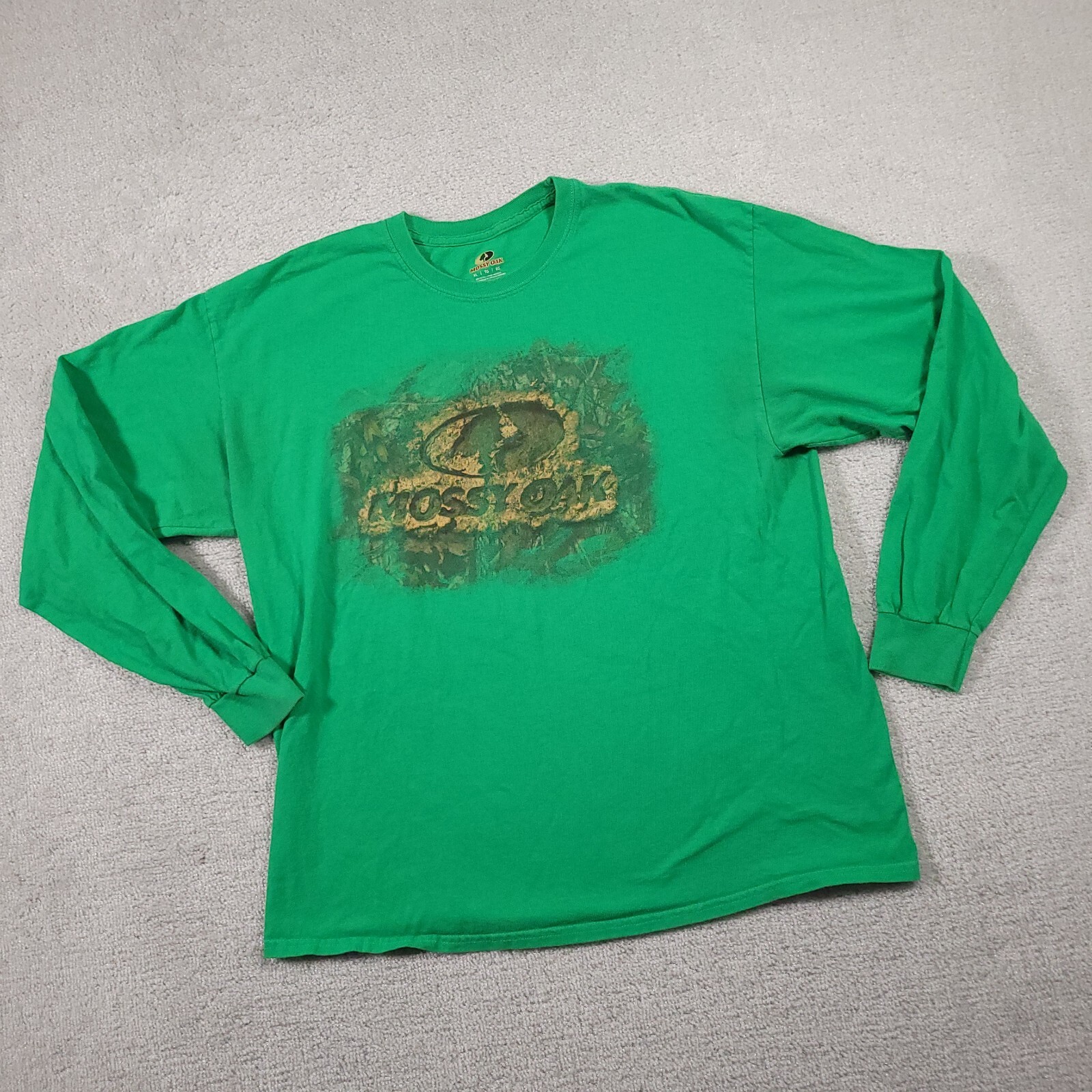 Mossy Oak T Shirt Mens XL Green Long Sleeve Graphic Tee Casual Outdoors Crewneck gallery