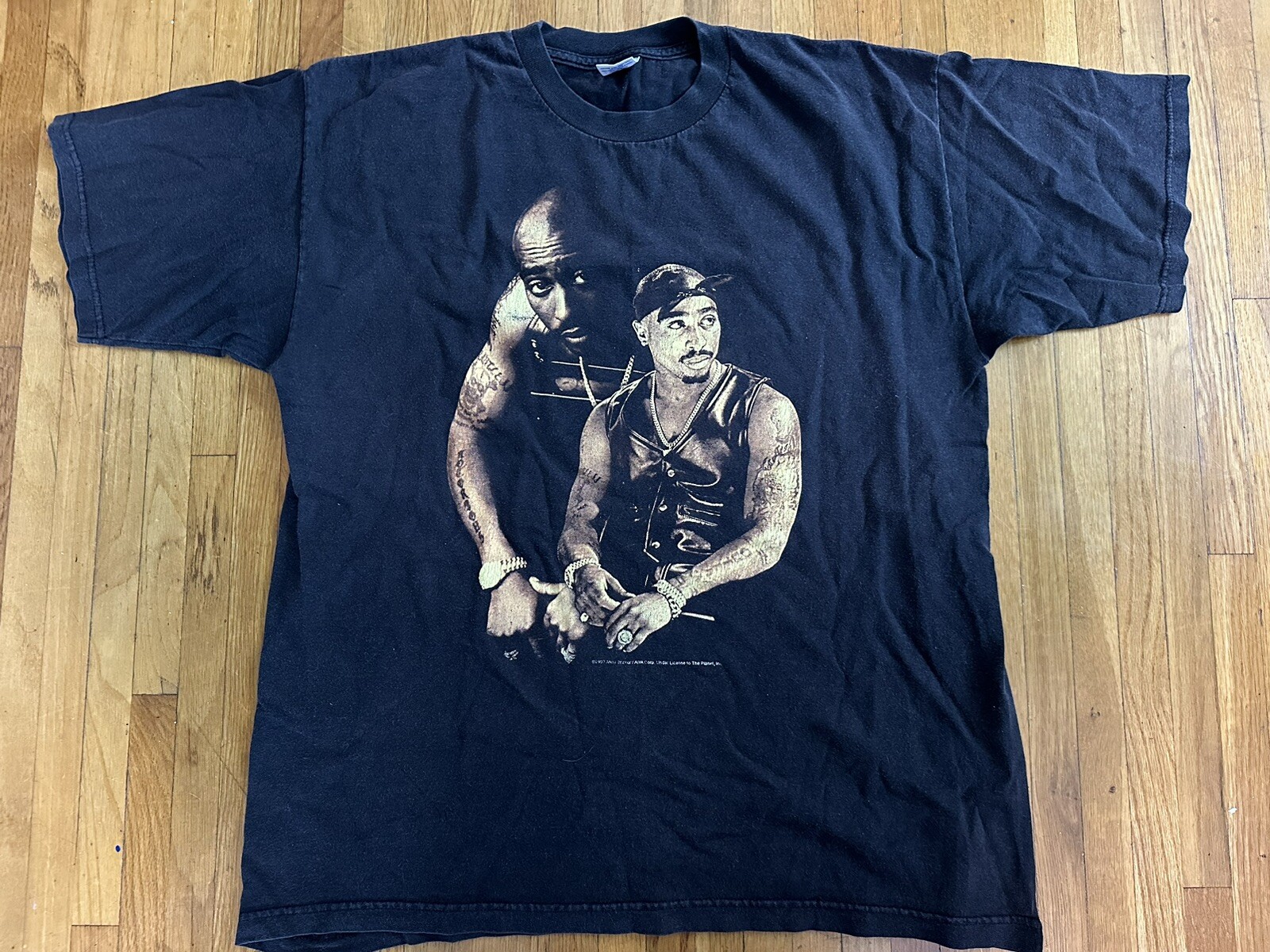 vintage tupac shirt xl “stop The Violence” Anvil Rare Rap Tee Hip Hop Biggie
