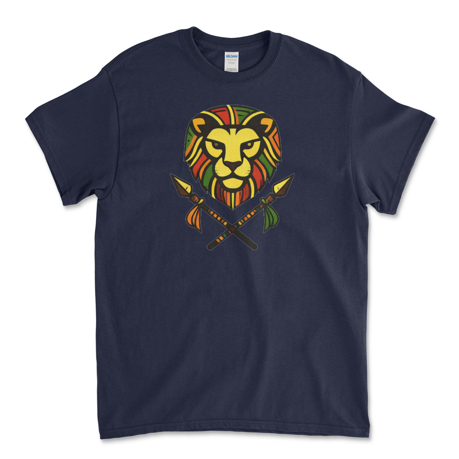 Custom T-Shirt African Lion/ Unisex Soft Style T-Shirts, Gildan Heavy- Cotton gallery