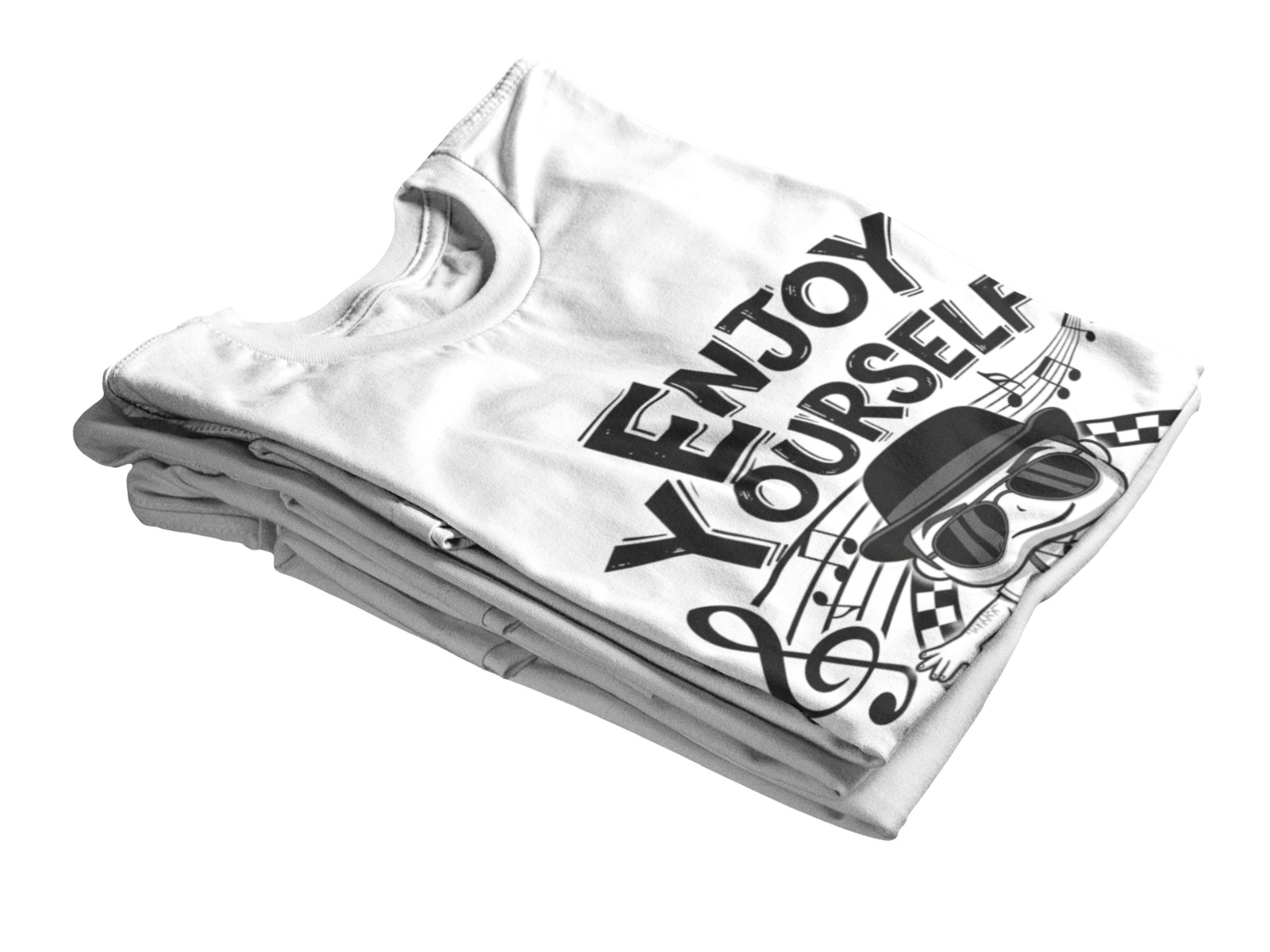 Enjoy Yourself 2-Tone SKA punk skateboard Rude boy 80's vinyl Tee Unisex t-shirt gallery