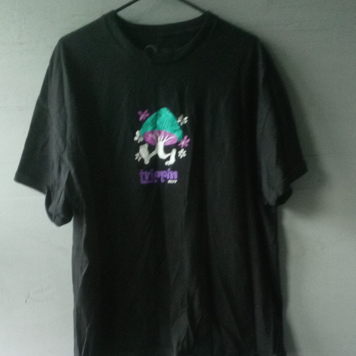NEFF Men's Black Logo Graphic Print Crew Neck Short Sleeve XXL T-Shirt gallery