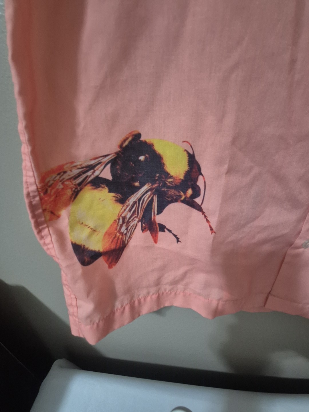Golf Wang Bumble Bee Short Sleeve Button Up Shirt Tyler The Creator Mens Medium gallery