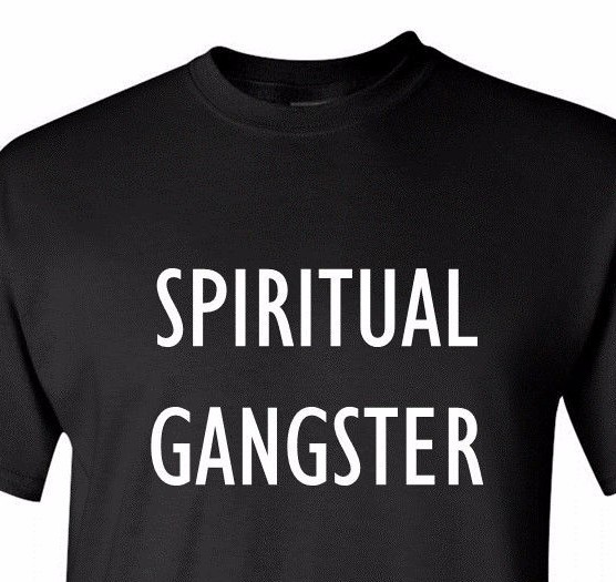 Inspired Spiritual Gangster T-Shirt Black Namaste Workout Tee Gym Yoga Shirt gallery