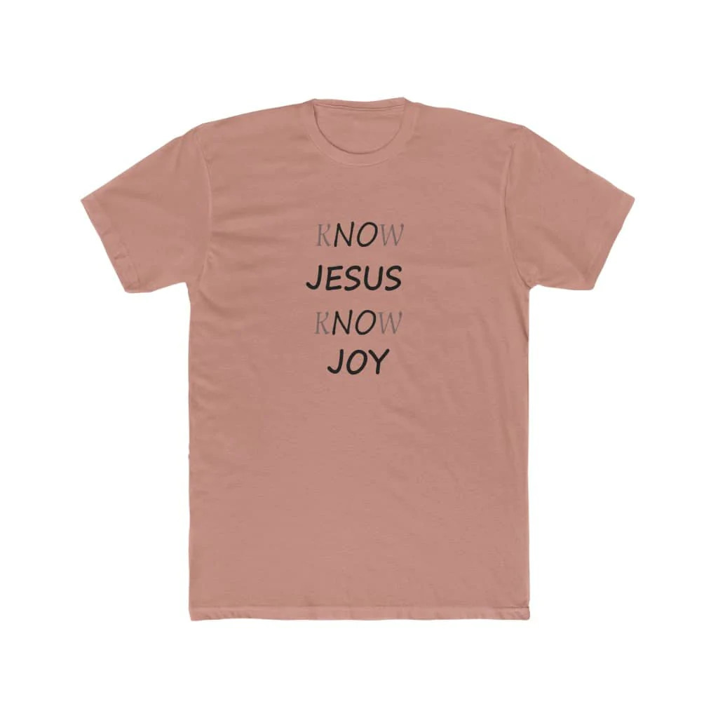 Next Level 3600 Soft Cotton Tee "KNOW JESUS KNOW JOY" gallery