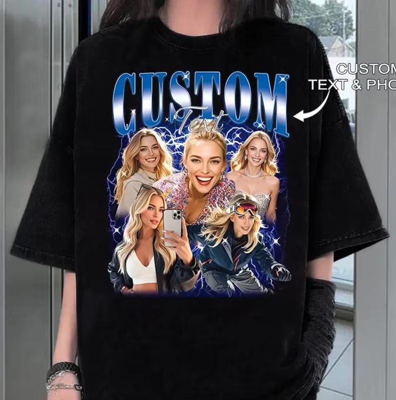 Custom Girlfriend Bootleg Shirt Anniversary Gift Vintage Style Tee Was gallery
