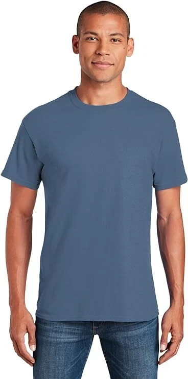 Gildan (5-pack) Indigo Blue Solid Ultra Cotton Short Sleeve Blank Tee T-Shirt gallery