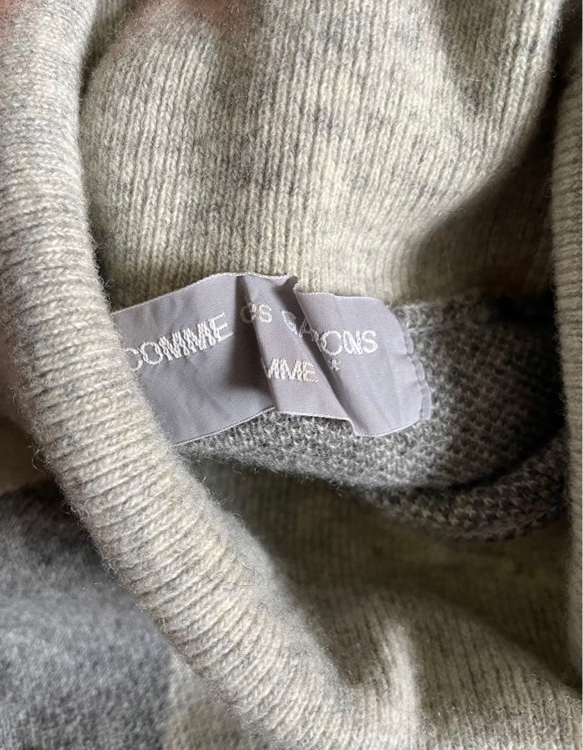 Comme des Garçons Homme Knit Turtleneck Argyle Wool/Nylon 80s/90s Used gallery