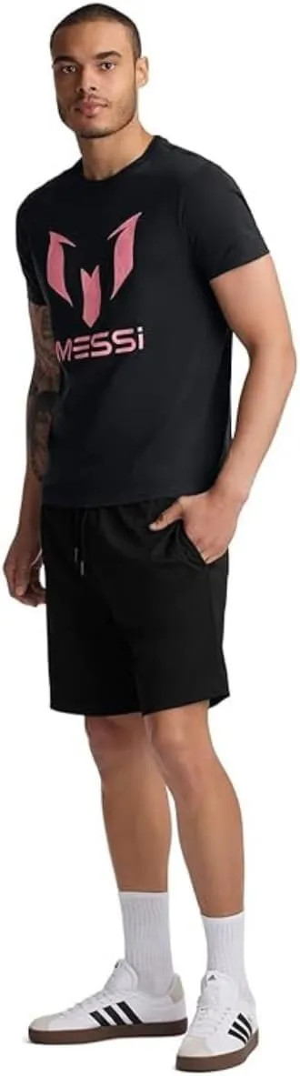 Messi Men's Wingstar Logo T-Shirt Short Sleeve Graphic Tee Standard Fit gallery