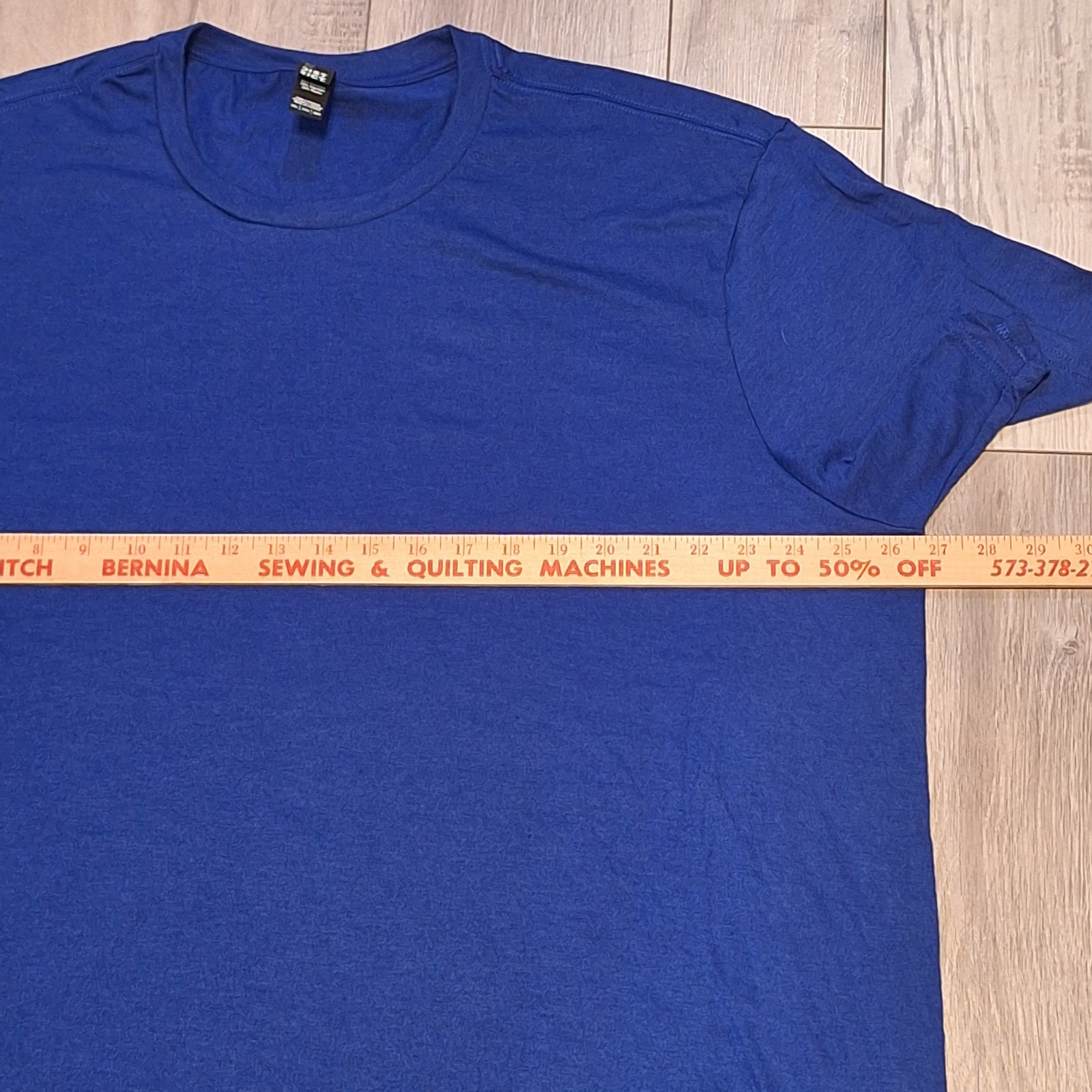 Lot of 4 District 3XL Mens Royal Blue Short Sleeve Perfect Tri Tee T-Shirts gallery