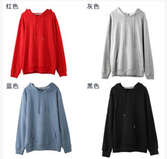 New Men Cotton hoodie Spring/Fall Solid sweatshirt Casual T-shirt Pullover Tops