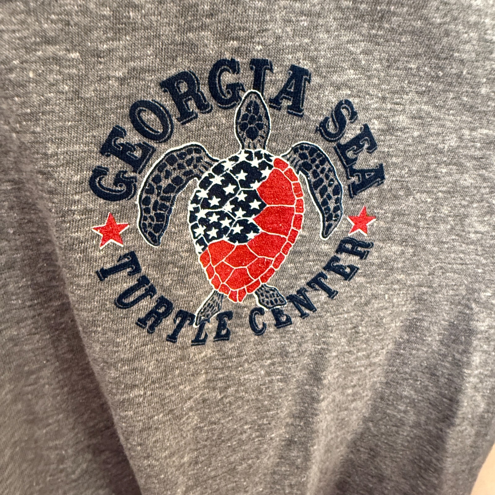 Georgia Sea Turtle Center grey long-sleeve shirt Duck Company size L gallery