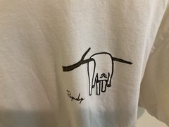 RIPNDIP T Shirt 2 Sides Flat Cat Nerm Mountains Large NWOT