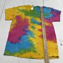 Colortone Shirt Mens Large Multicolor Tie Dye Graphic Tee Crewneck Cotton