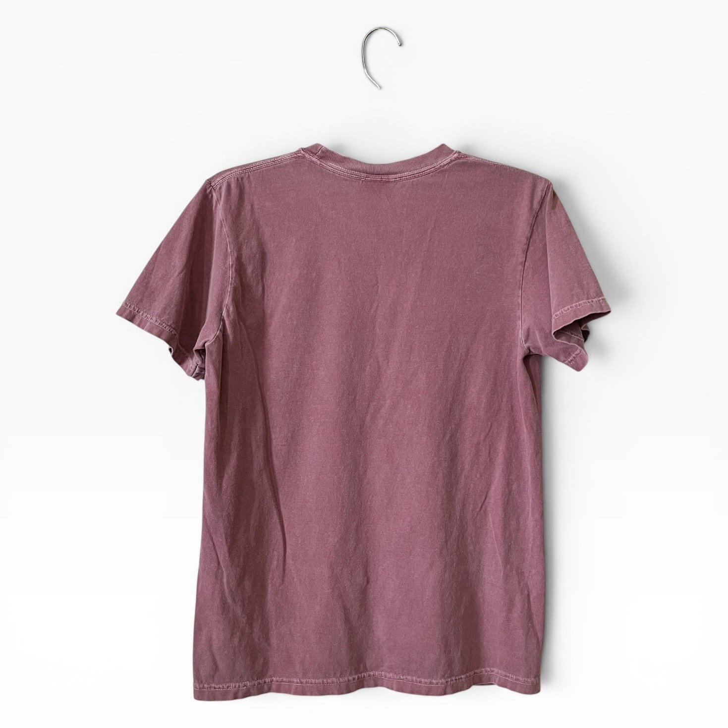 Comfort Colors Summer Moon T-Shirt Mens Size S Red Cotton Thrashed Grunge Soft gallery