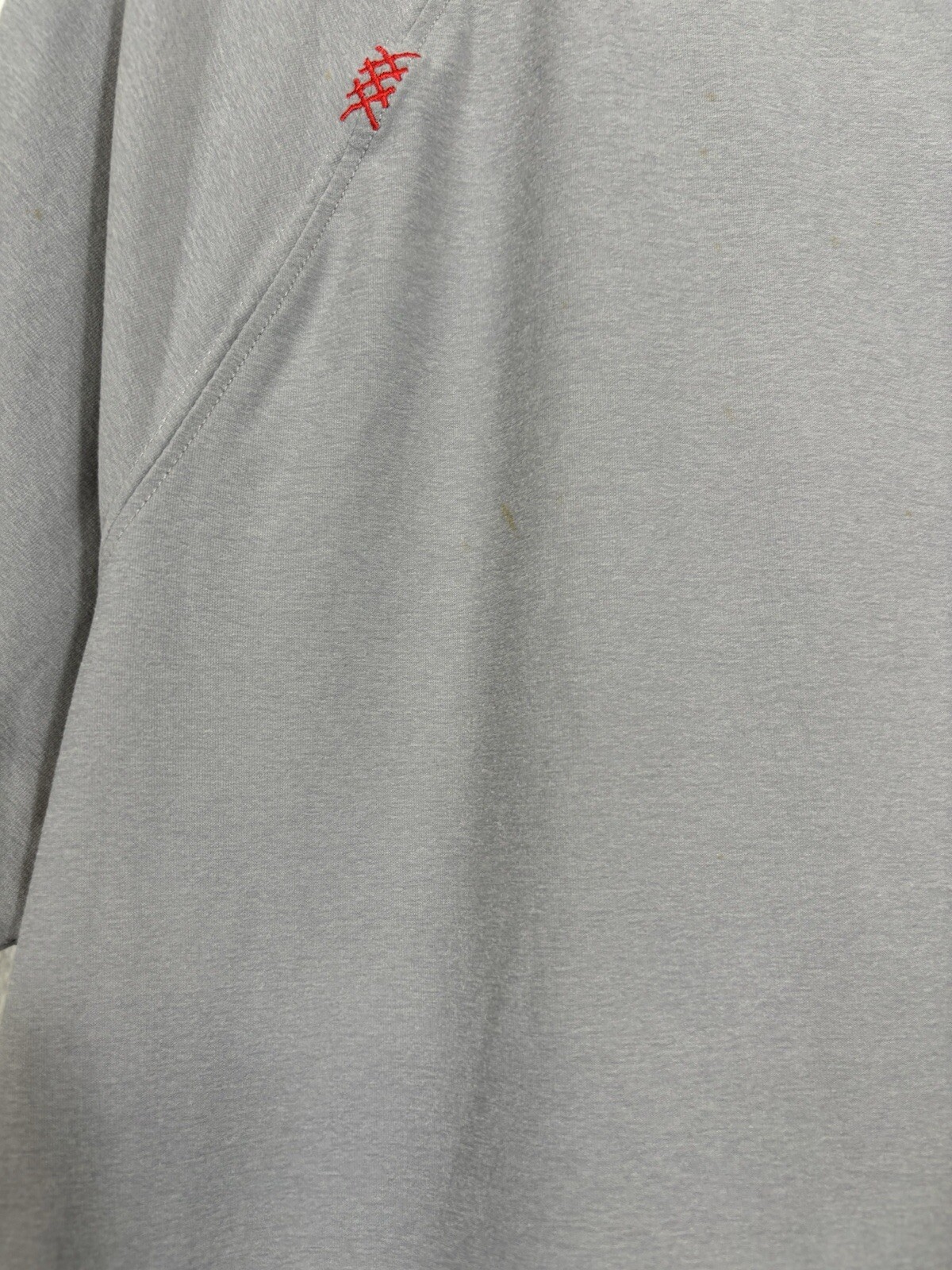 Rhone Shirt Mens Medium Gray Short Sleeve Nylon Blend *Spotting gallery