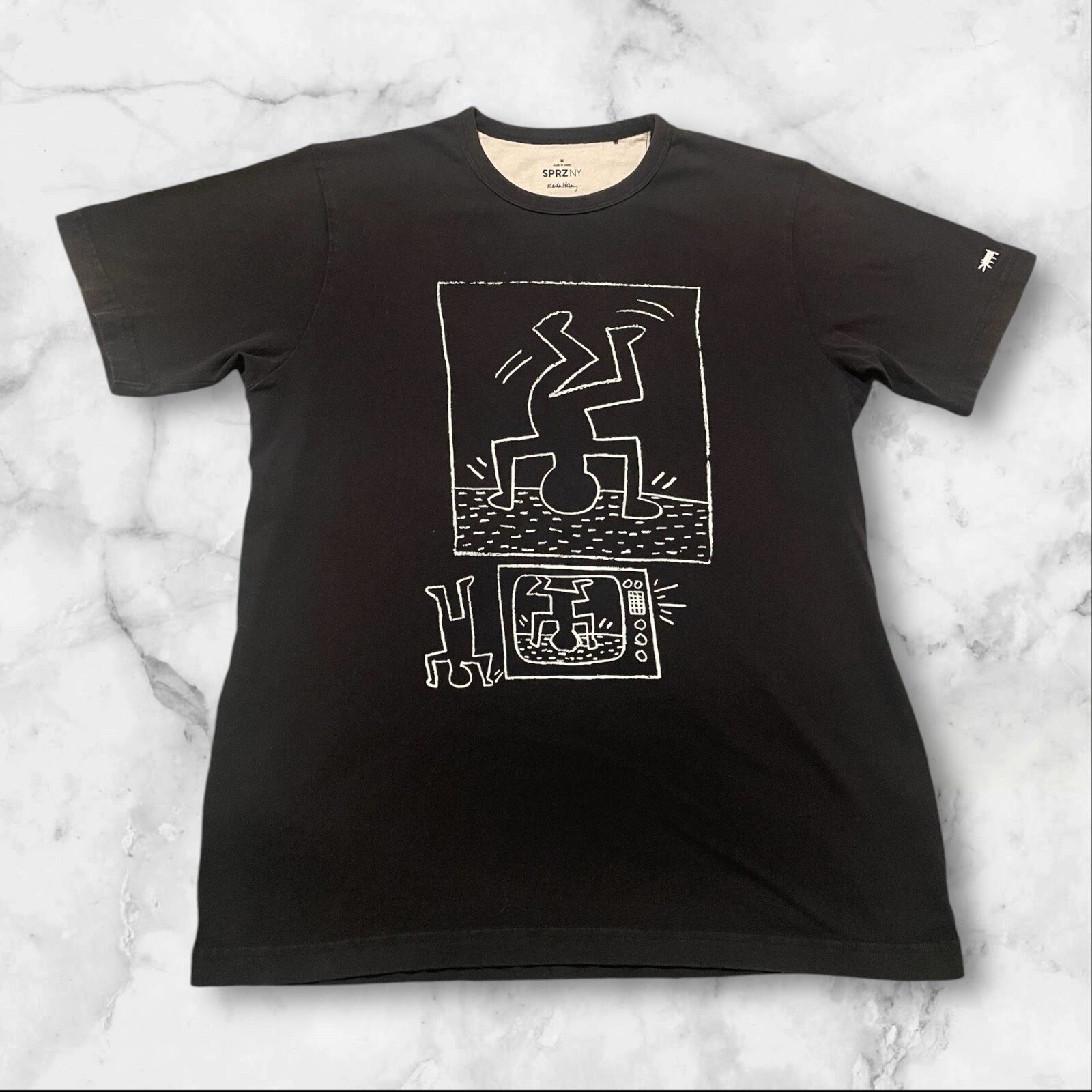Uniqlo Mens Medium Black SPRZ NY MoMA Special Edition Keith Haring T-Shirt gallery