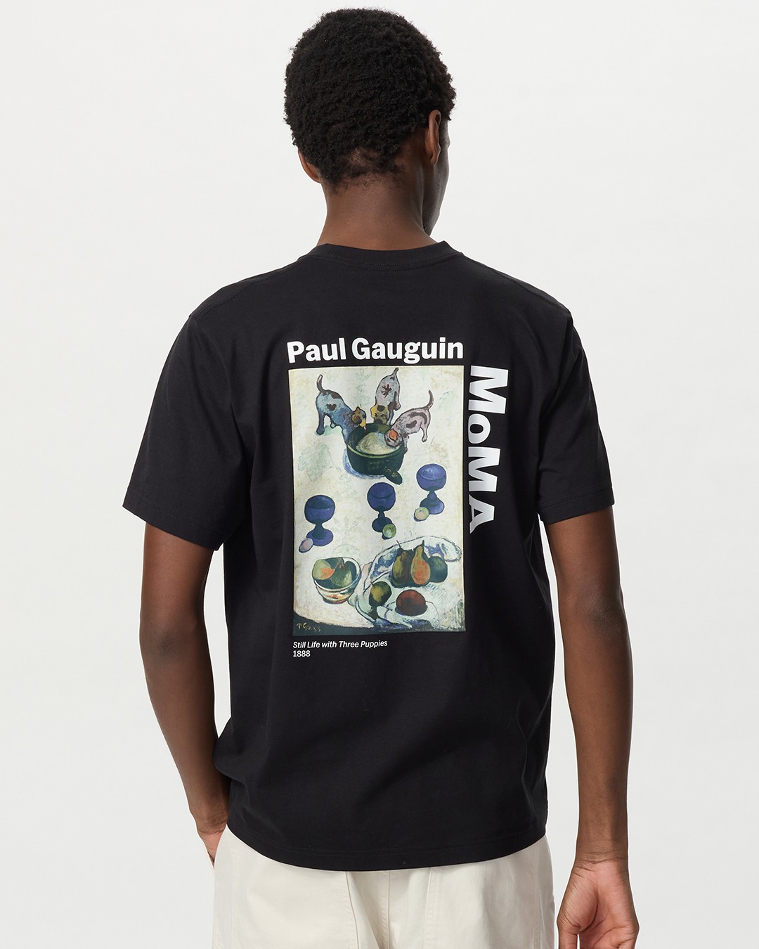 Uniqlo MoMA Art Icons Paul Gauguin Still Life with Three Puppies T-shirt Mens XL gallery