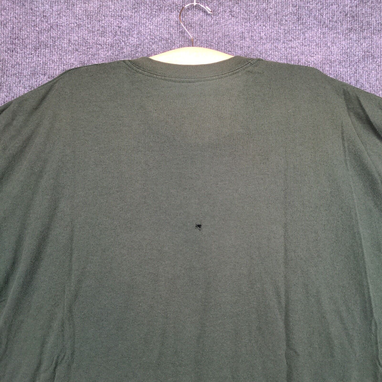 Gildan Mens Co-Alliance Logo T-Shirt Green 3XL Crew Neck Polycotton Dry Blend gallery