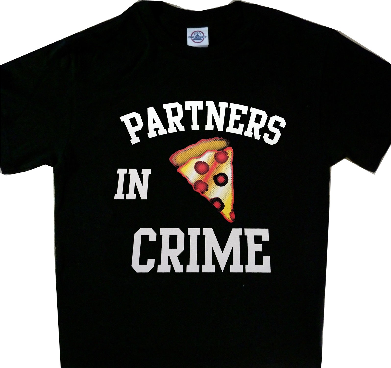 Partners in Crime Pizza Tee Couple Package Set of 2 T'shirts gallery