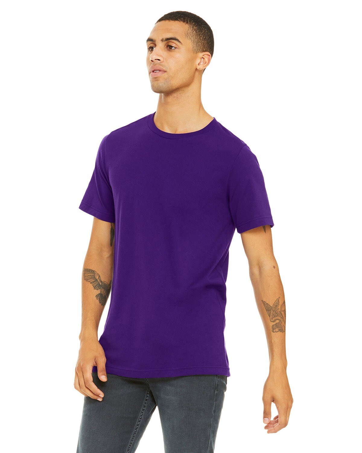 Bella + Canvas 3001C 4XL Team Purple Cotton Jersey Tee Unisex Tshirt gallery