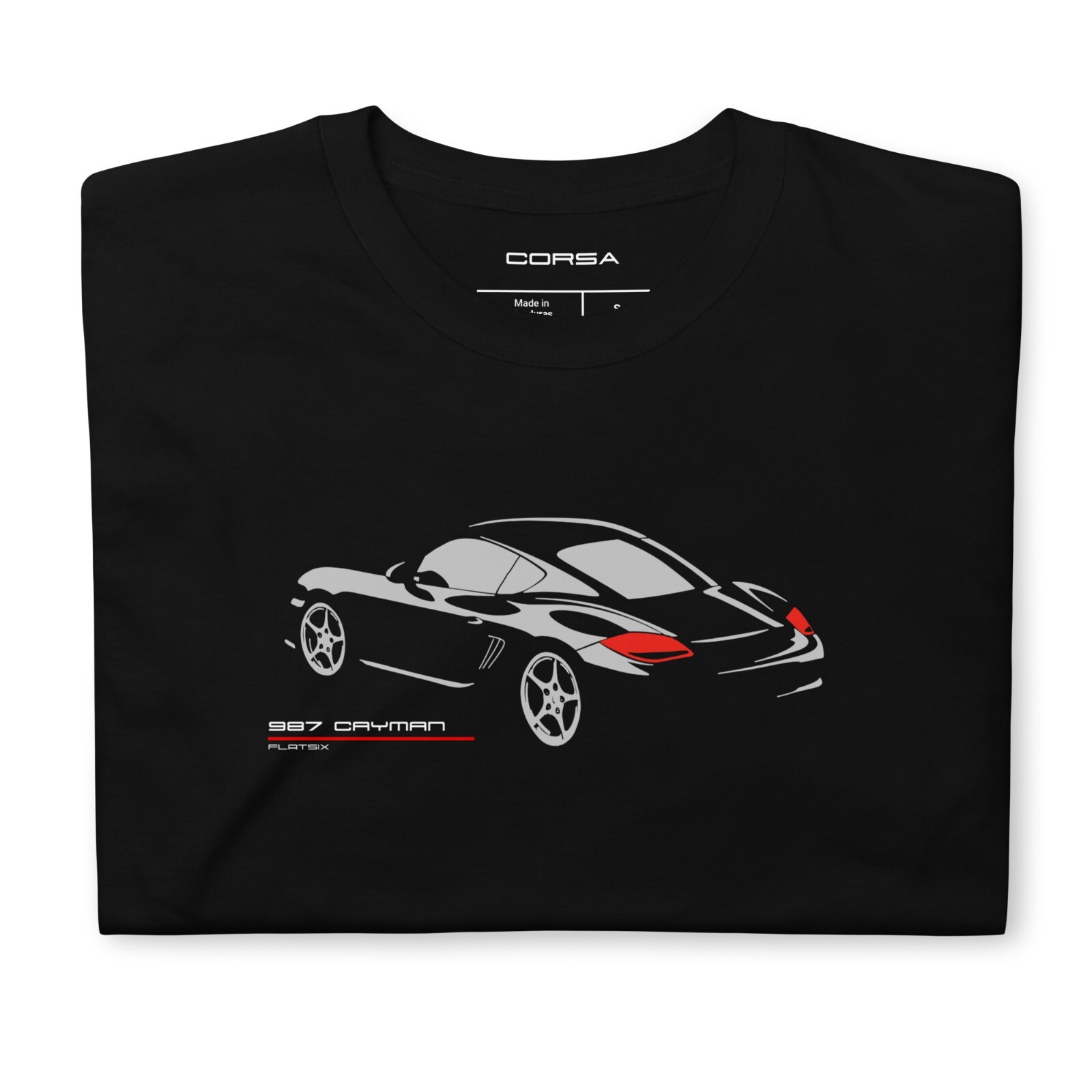 987 Cayman Silhouette  986 718 981 911 996 993 991 930 997 Men’s T-Shirt