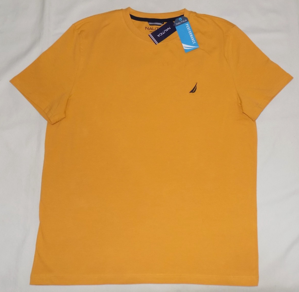 Nautica Men's Active Stretch Performance T-Shirts Goldstar L New gallery