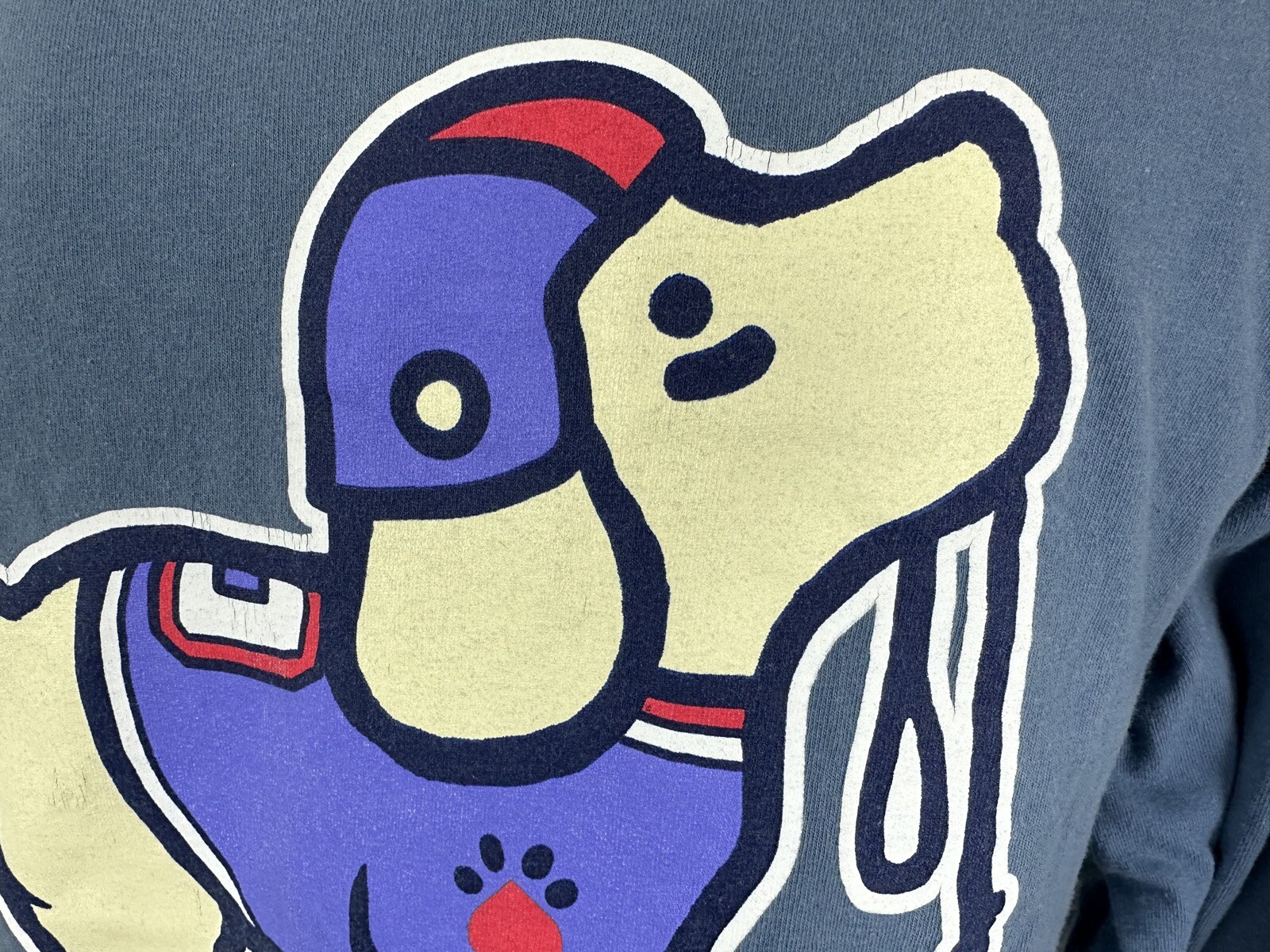 Puppie Love Shirt Medium Football Long Sleeve Puppy Cute Dog Sports Outdoors gallery
