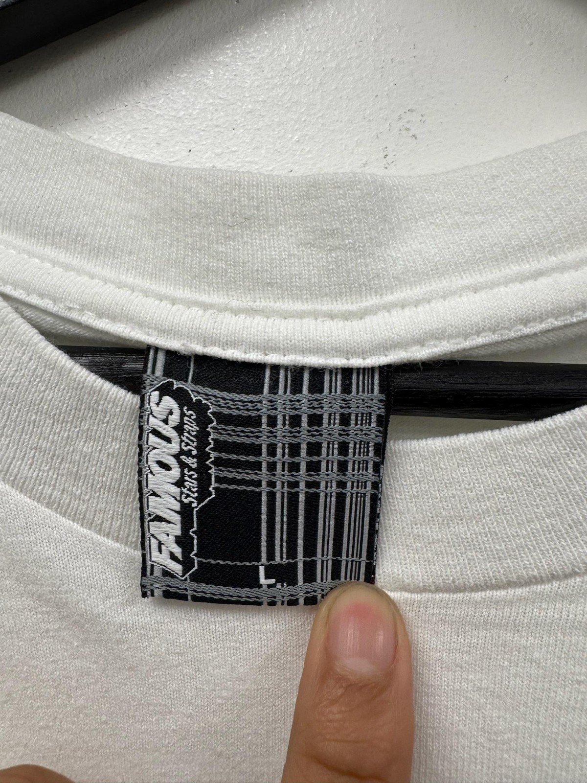 Vintage Famous Stars & Straps Shirt Mens Medium White Graphic Streetwear Y2K gallery