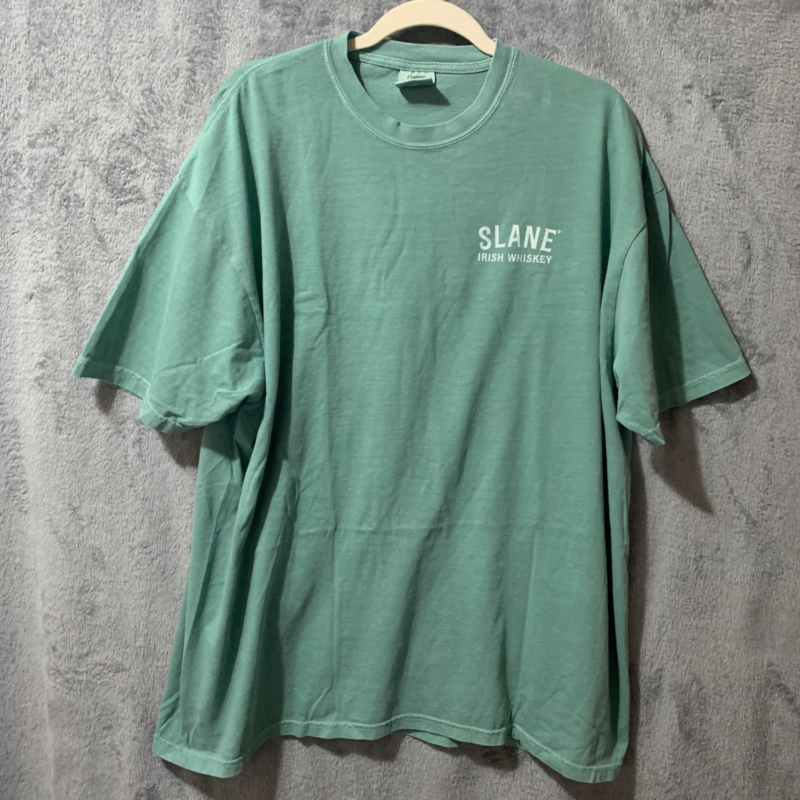 Comfort Colors Slane Irish Whiskey St Patricks Day T-Shirt Mens 2XL Green Cotton gallery