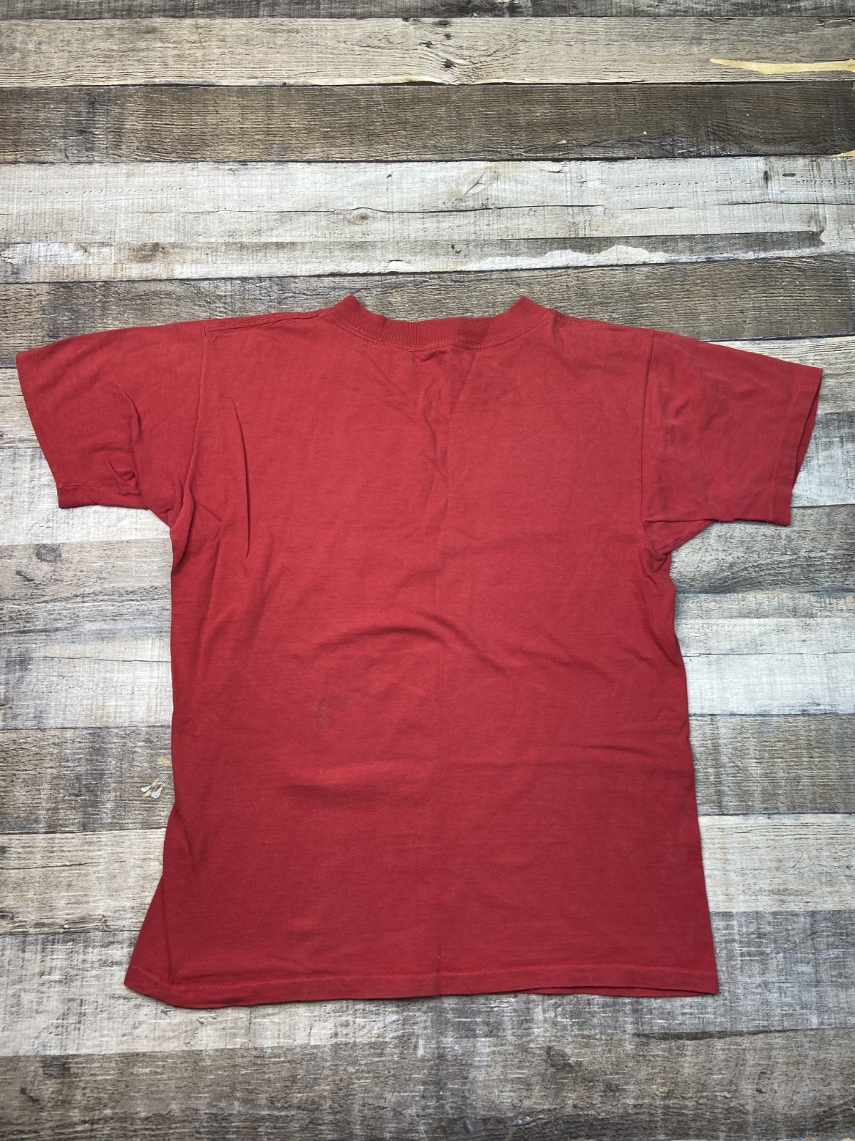 Vintage 80s Marine Corps T Shirt Single Stitch Military Red Thin San Diego S/M gallery