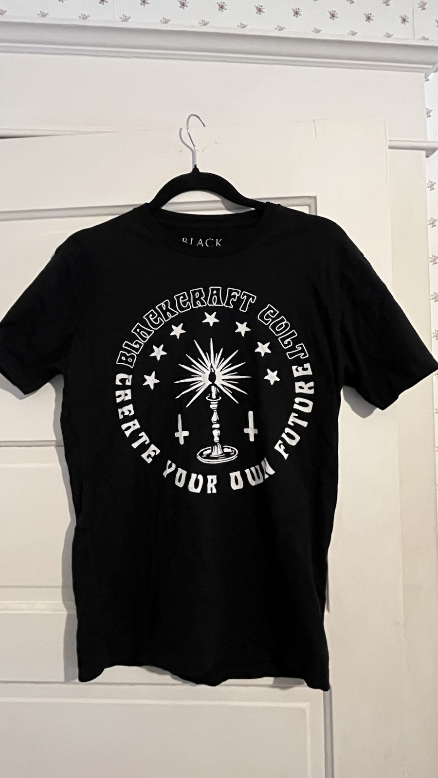 Black Craft Cult Create Your Own Future Candle T Shirt Small gallery