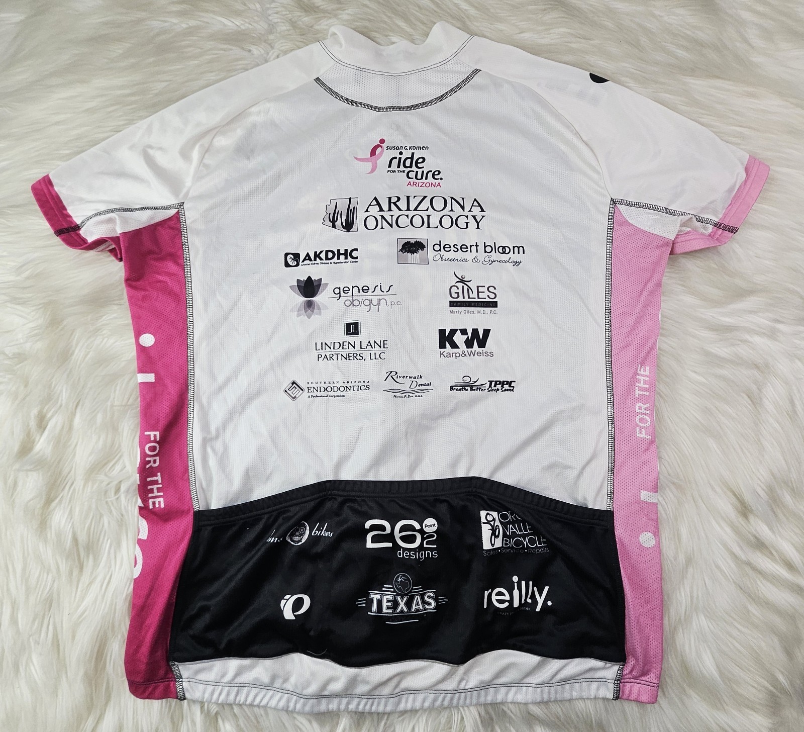 Susan G. Komen Ride For The Cure Pearl Izumi Custom Cycling Jersey gallery