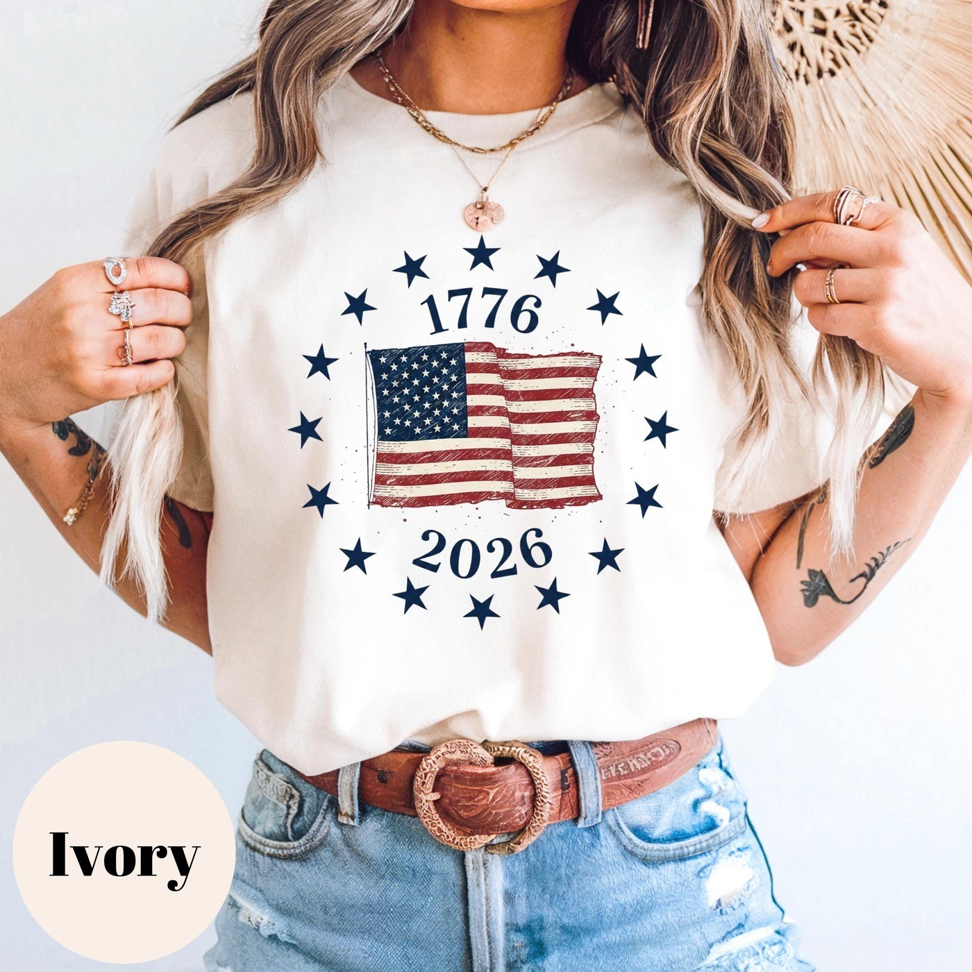 USA Flag 250 Years Shirt 1776 to 2026 Patriotic Anniversary Graphic Sweatshirt gallery