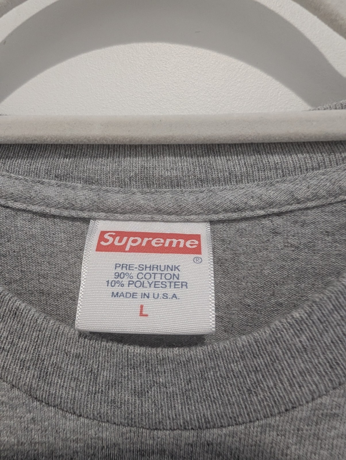 Supreme SS16 Ali Warhol Photo Tee Heather Grey Size Large gallery