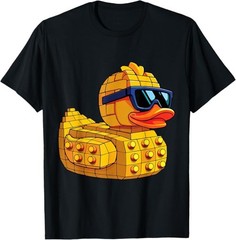 Duck Brick Master Builder Block Building Brick Builder T-Shirt