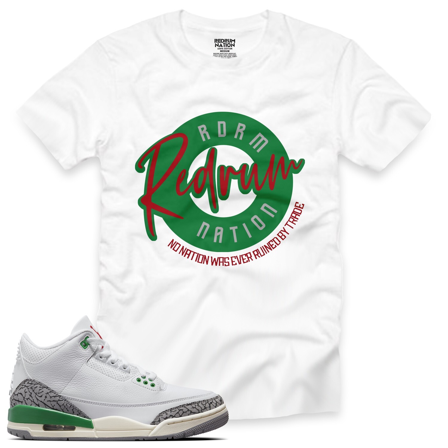 Lucky Green 3 RDRM Redrum Nation v2 Tshirt gallery