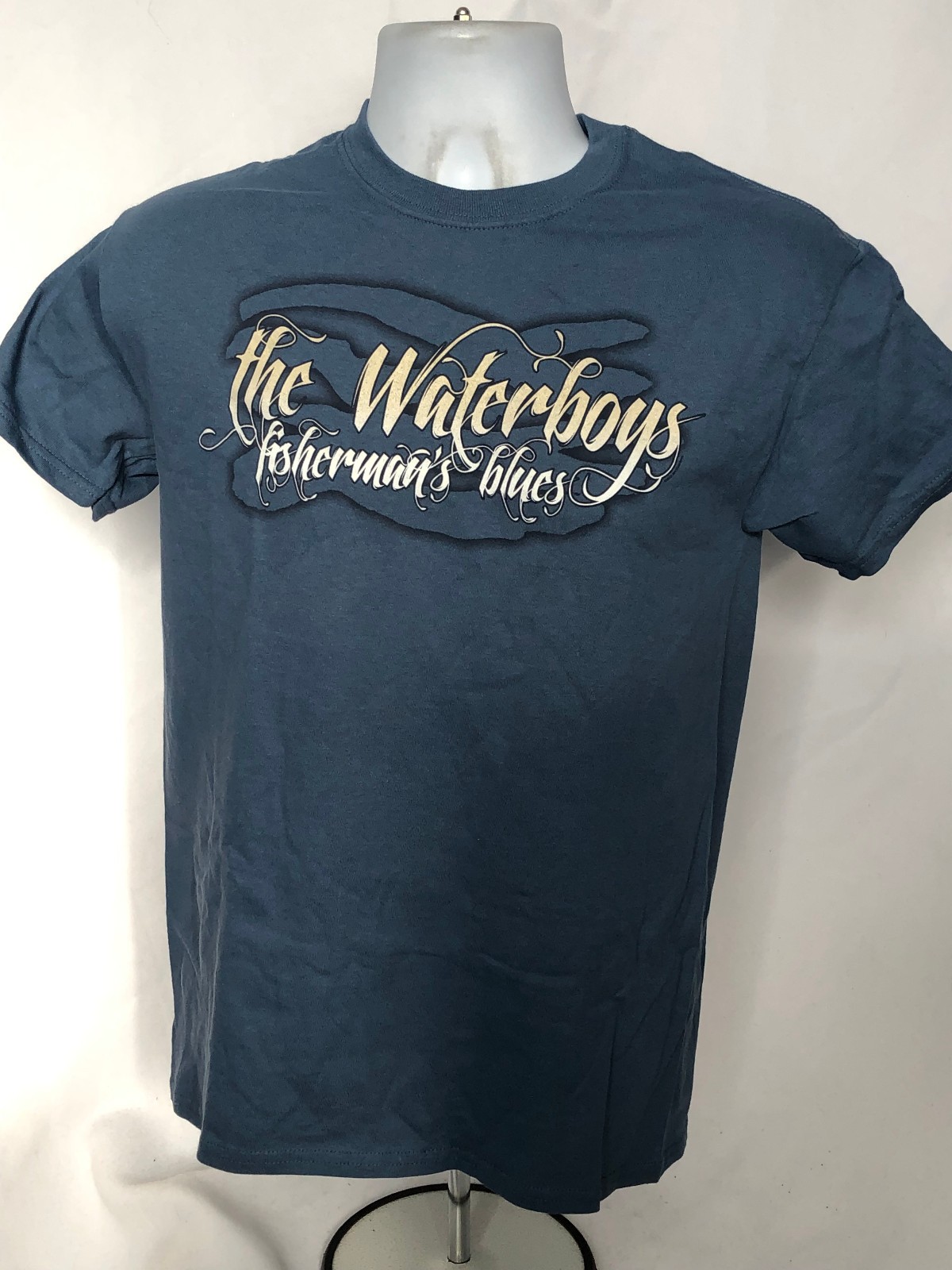 The Waterboys - RARE- Fisherman's Blues- Small Blue T-shirt gallery