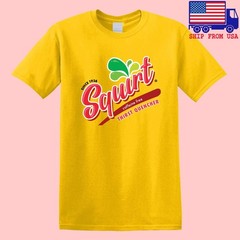 Squirt Drink 90’s Thirst Quencher Men’s Yellow Size S-5XL
