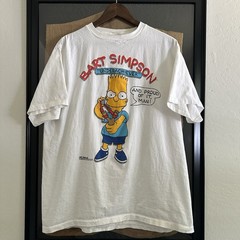 Vintage 80s 90s Bart Simpson Changes Simpsons T Shirt XL