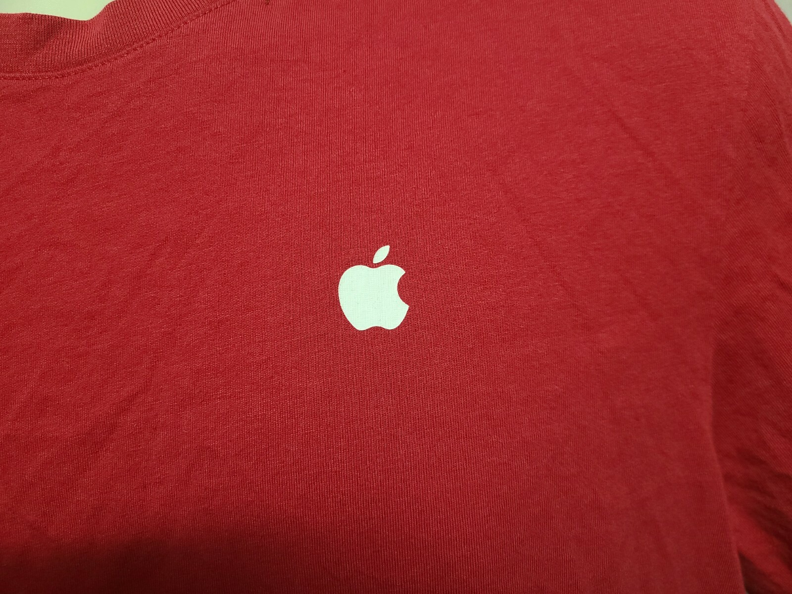Apple Store Employee Adult Medium Red TShirt gallery