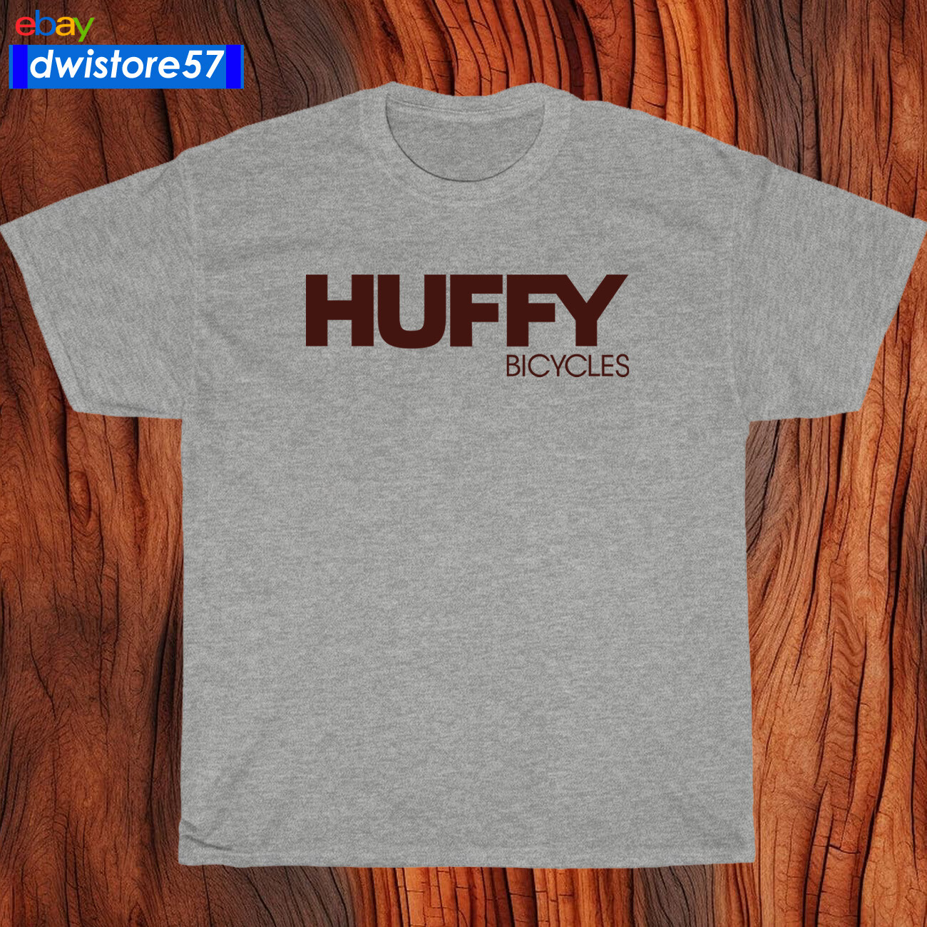 New Huffy Bike Bicycle Logo Black/Navy/White/Sport Grey Men's T-Shirt S-5XL gallery