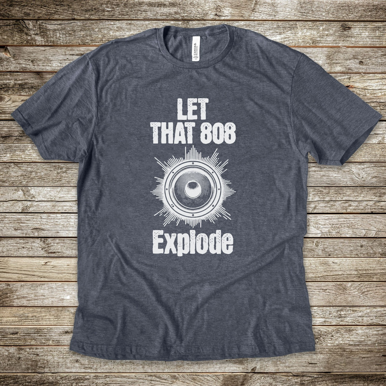 Let That 808 Explode T-Shirt, Beatmaker Hip-Hop Tee, Music Producer Shirt, DJ gallery