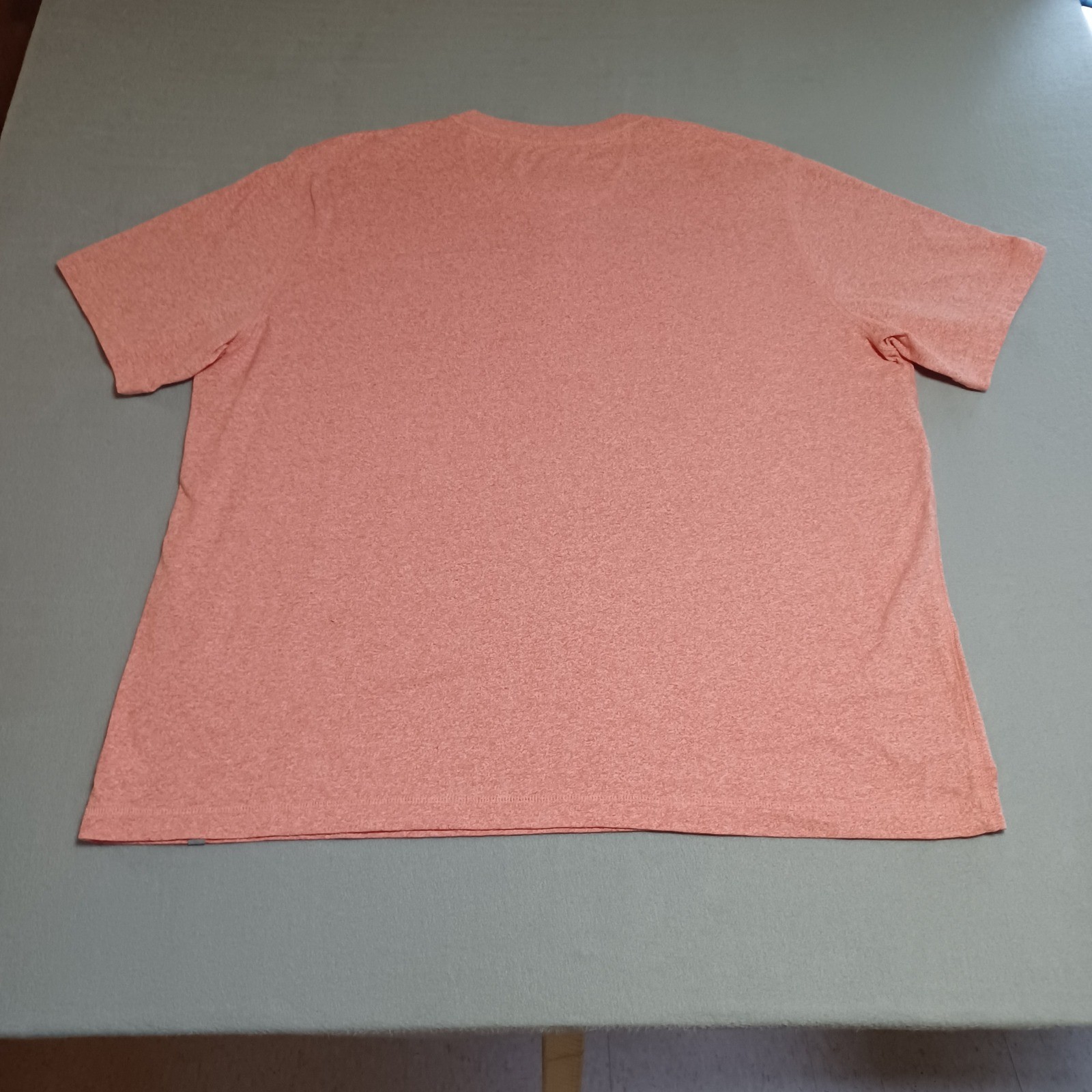 Ocean Coast Mens XXL Henley Shirt Short Sleeve Heather Coral Pink Casual Tee gallery