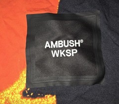 $521 Ambush Men’s Black Cotton Multicolor Short Sleeve Crewneck T-Shirt Size L