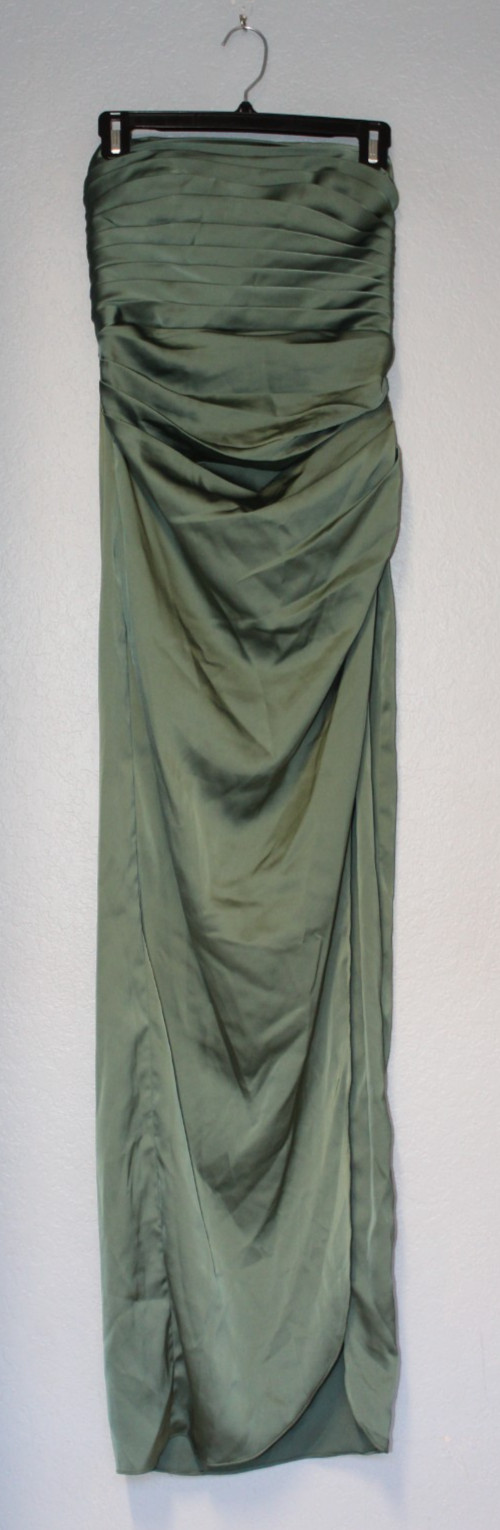 Azazie Women’s Bridesmaid Dress Size A6 – Emerald Green